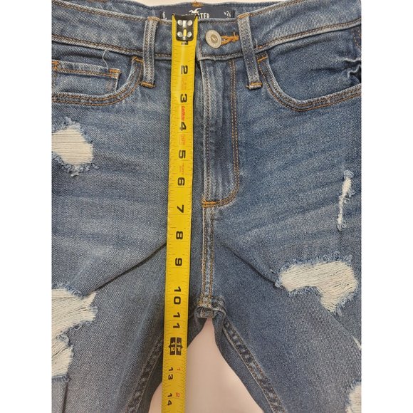Hollister Curvey High-Rise Mom Jean, VintageStretch. OS 24Wx25L Great Condition. - Picture 5 of 14